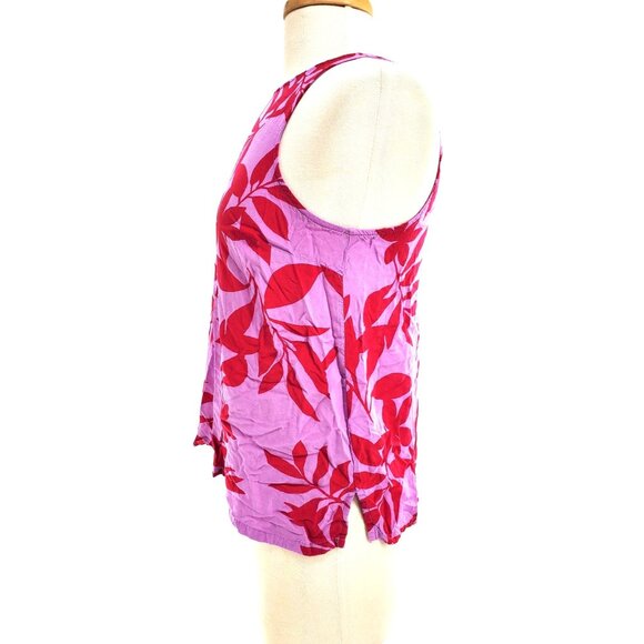 Old Navy Sm Shirt Summer Sleeveless Tank Top High-neck Lightweight Keyhole Back - Picture 6 of 8
